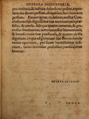Conclusiones tripartitae in duos libros de generatione et corruptione quarum prima Aristotelis, altera S. Thomae Doctoris Angelici, tertia rationis est