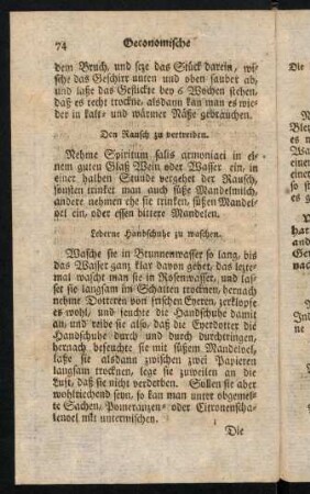 74-88, Lederne Handschuhe zu waschen...