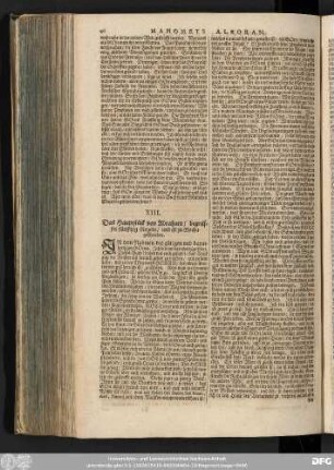 XIII. Das Hauptstück von Abraham/ begreiffet fünfftzig Regeln/ und ist zu Mecha geschrieben.