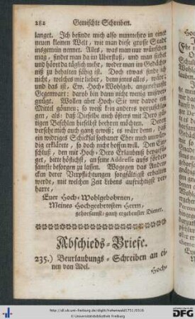 Abschieds-Briefe.