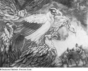 Tierbild IV (widerliche Geier, Geier II)