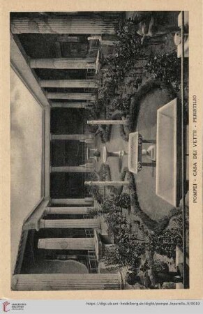 Pompei - Casa dei Vettii - Peristilio