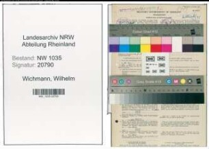 Entnazifizierung Wilhelm Wichmann , geb. 24.04.1886 (Steiger)
