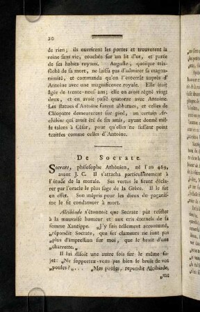 20-36, De Socrate