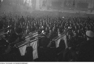 Leipzig, Landesfunktionärs-Konferenz der Freien Deutschen Jugend (FDJ), Porträt Horst Schröder, 4. Februar 1951