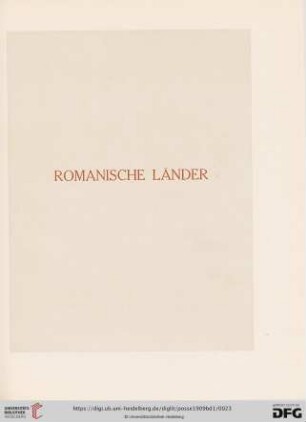Romanische Länder