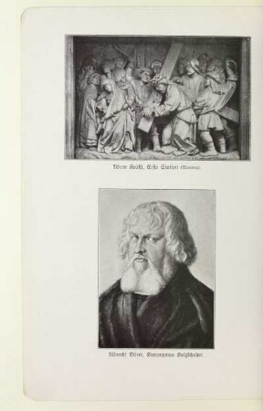 Adam Krafft, Erste Station (Nürnberg). Albrecht Dürer, Hieronymus Holzschuher