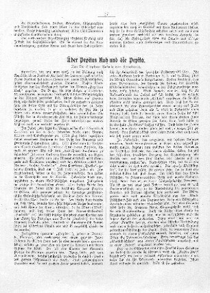 Über Pepitas Ruh und die Pepita