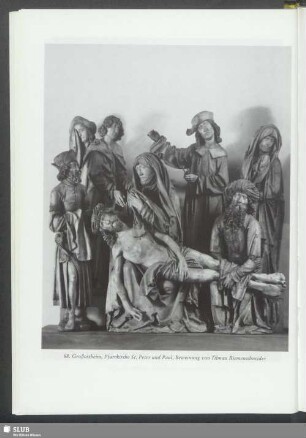 Großostheim, Pfarrkirche St. Peter und Paul, Beweinung von Tilman Riemenschneider