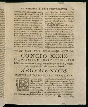 369-378, Concio XXXIX. in dominica X. post pentecosten