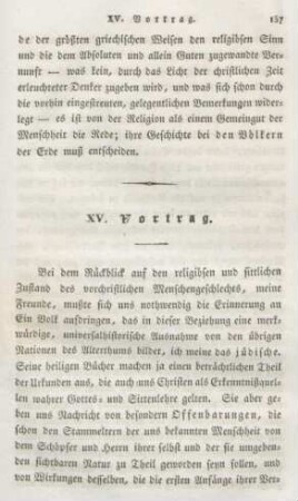 157-170 XV. Vortrag