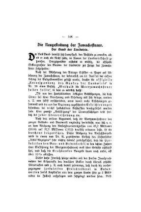 Die neugestaltung der Zuwachssteuer