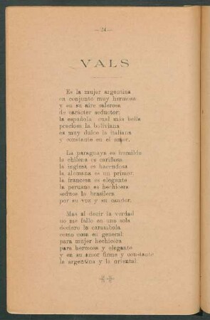 Vals ["Las mujeres"]