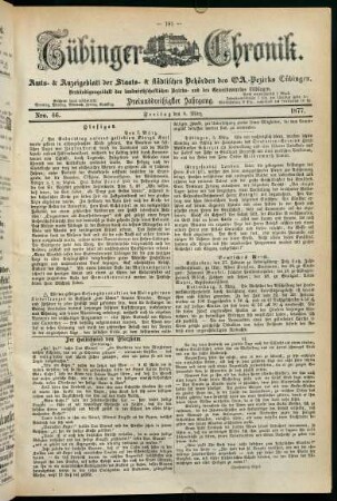 181-200, 9. März (Nro. 46) - 14. März (Nro. 50)
