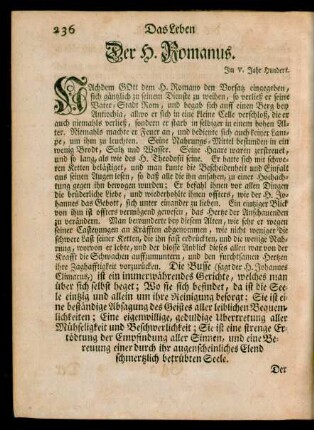 Der H. Romanus