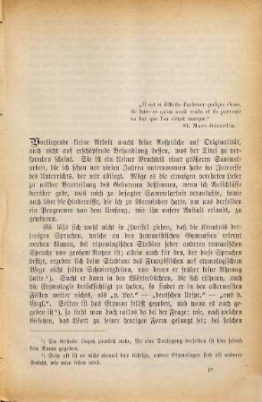 Etymologien der wichtigsten deutschen Fremdwörter französischen Ursprungs