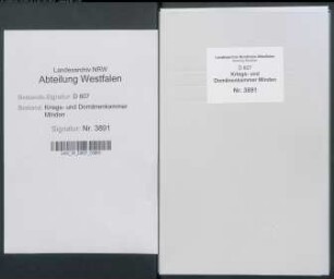 Bestellung und Verpflichtung der Bediensteten des Stifts Herford