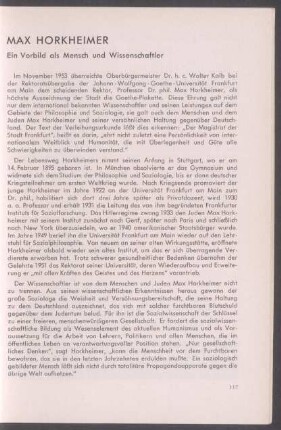 Max Horkheimer