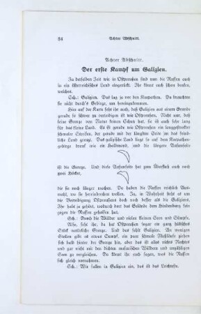 Achter Abschnitt. Der erste Kampf um Galizien