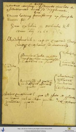 Handschriftliche Exzerpte