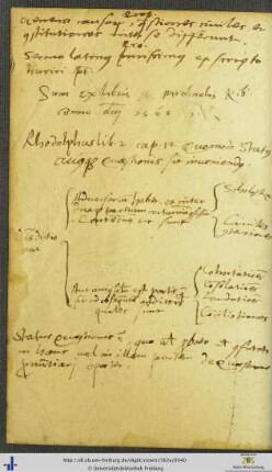 Handschriftliche Exzerpte