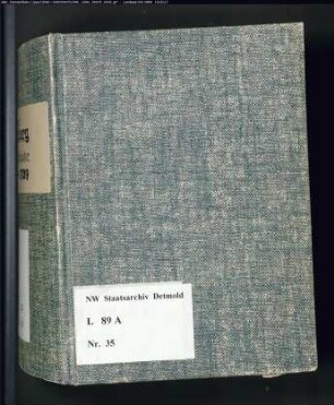Gogerichtsregister Amt Blomberg