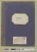 Denkschriften: Bd. 1