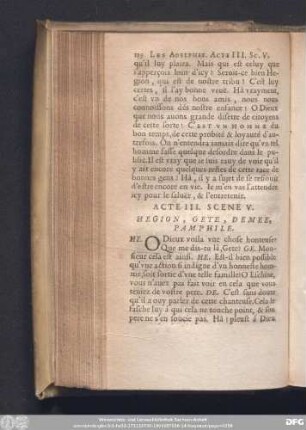 Acte III. Scene V.
