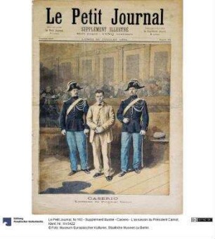 Le Petit Journal, Nr.193 - Supplément Illustré - Caserio - L'assassin du Président Carnot
