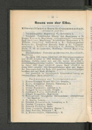 Elbschifffahrts-Berufs-Genossenschaft.