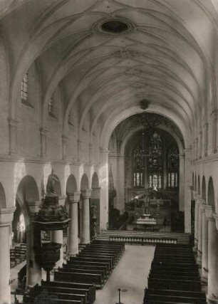 Konstanz, Münster : Konstanz. Münster Unserer Lieben Frau. Langhaus und Chor nach Osten