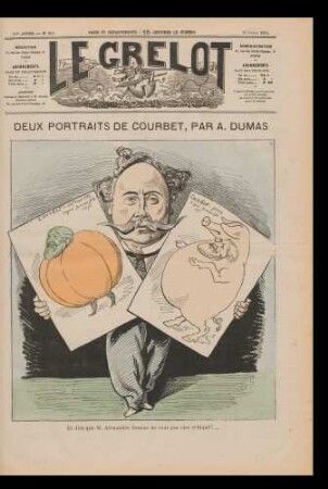 Deux portraits de Courbet, par A. Dumas