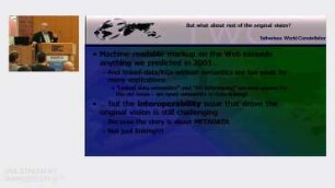 KEYNOTE - The Semantic Web: vision, reality and revision