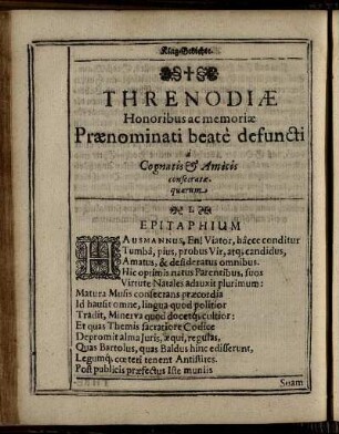 Threnodiae