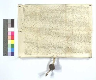 Gültbrief des Lorenz Kieffer gegen das Frauenkloster in Pforzheim.