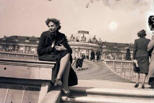 Potsdam: Henry Gebhard auf Terrasse von Sanssouci