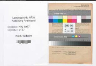 Entnazifizierung Wilhelm Kreft , geb. 02.10.1893 (Polizist)