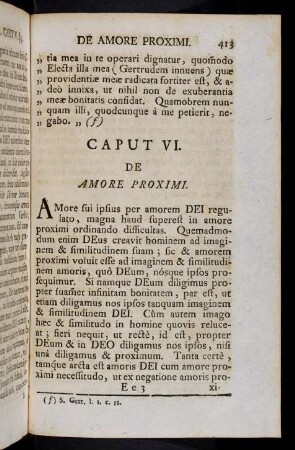 413-414, Amore sui ipsius per amorem ...