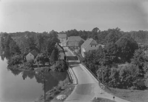 Sohland, Stausee : Sohland. Ortsansicht mit Stausee