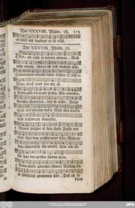 Der XXXVIII. Psalm. 38.