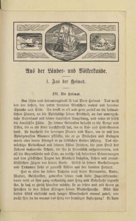 Aus der Länder- und Völkerkunde
