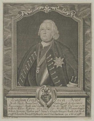 Bildnis des Joachim Ernst von Beust