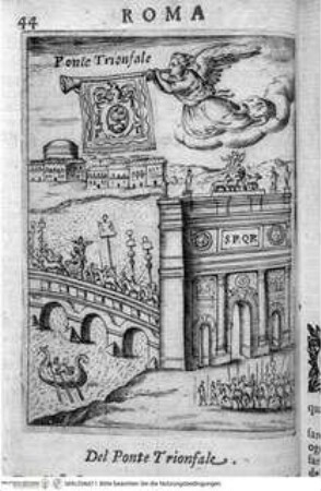 Ritratto di Roma moderna., Seite 44: Der Ponte Trionfale