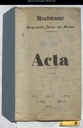 Sontags-Appelle und Kontrolle über Wehrleute - specialia -