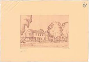 Gymnastikschule am See Monatskonkurrenz Dezember 1932: Perspektivische Ansicht