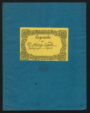 Brief an Unbekannt : 10.12.1821