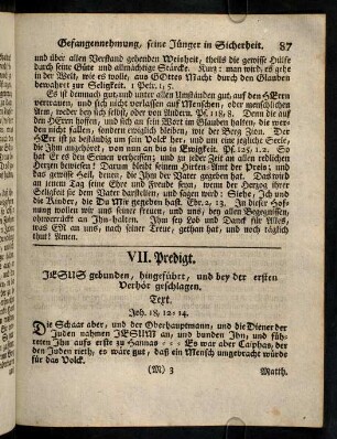 87-97, VII. Predigt