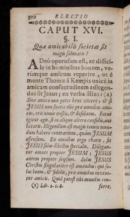 302-323, Caput XVI.
