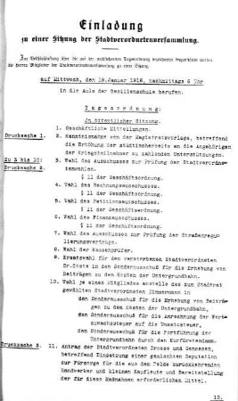 19. Januar 1916