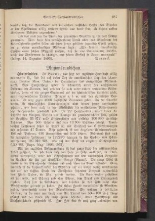 Missionsrundschau